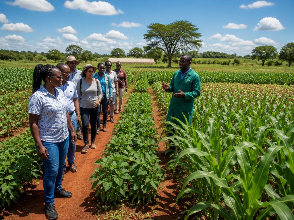 Guided farm tour