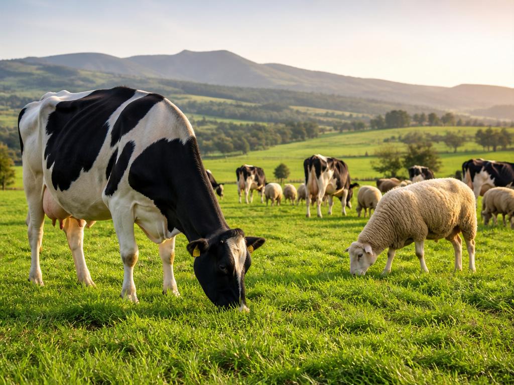 Livestock on pasture